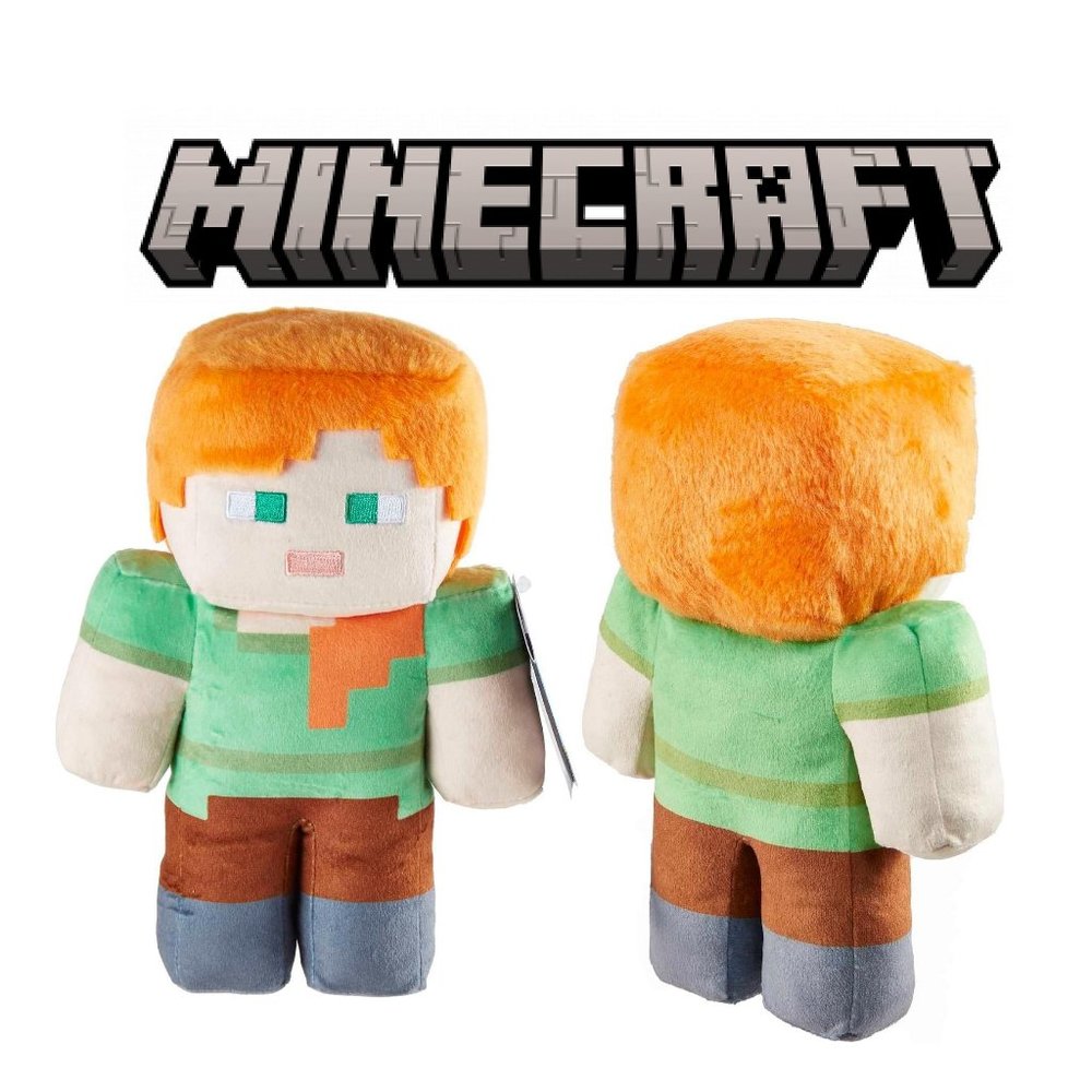 Minecraft Plush Toy EASTER BASKET GIFT STUFFER Alex Doll 8" NEW NWT graduation
